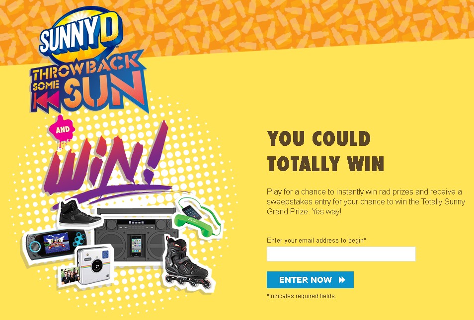 THROW BACK SOME SUN INSTANT WIN GAME AND SWEEPSTAKES