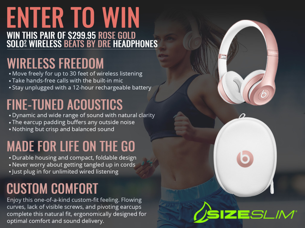 Win a pair of Limited Edition Rose Gold Beats By Dre Solo Wireless 2 Headphones