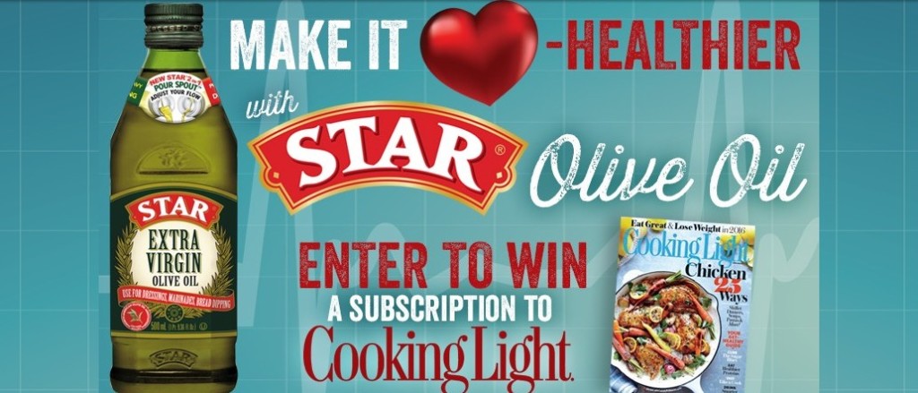 Win one of 1000 Cooking Light 6-month Magazine subscriptions