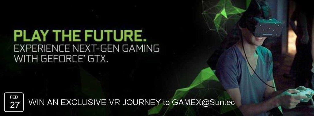 5 lucky fans for each slot randomly for a privileged VR experience at NVIDIA Singapore