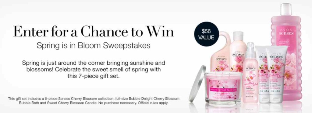 Avon Spring is in Bloom Sweepstakes