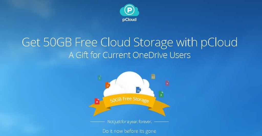 Get 50GB Free Cloud Storage with pCloud