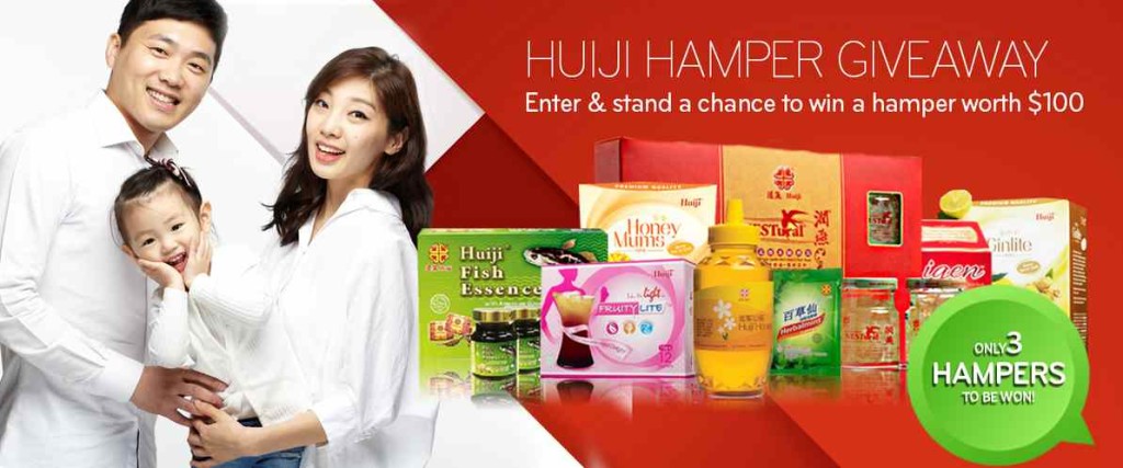 Register now and you could walkaway with a Huiji Hamper