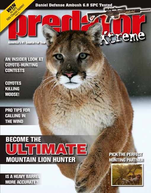 FREE one-year subscription to Predator Xtreme Magazine