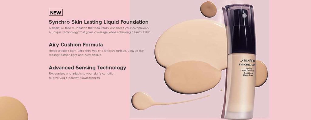 Free Shiseido Synchro Skin Lasting Liquid Foundation Sample