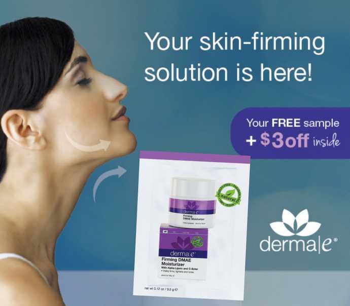 Receive a sample of our Firming DMAE Moisturizer