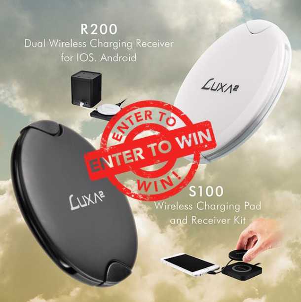 #WIN #UniQi universal Android and iOS wireless charging receiver kits at LUXA2