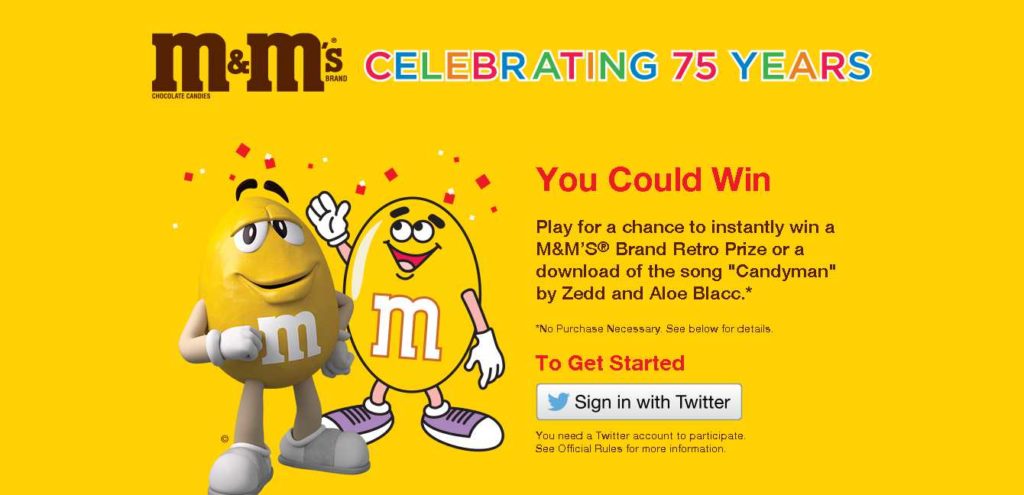 Play for a chance to instantly win a M&M’S® Brand Retro Prize