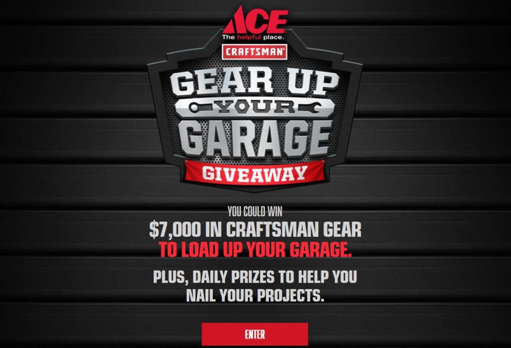 Ace Craftsman Gear Up Your Garage Giveaway