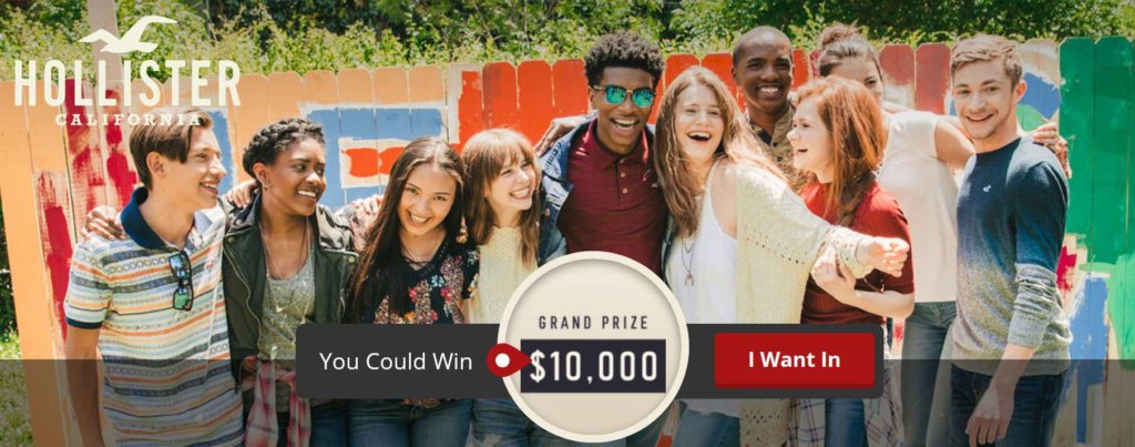 Hollister Co. Quikly Sweepstakes #WIN $10,000