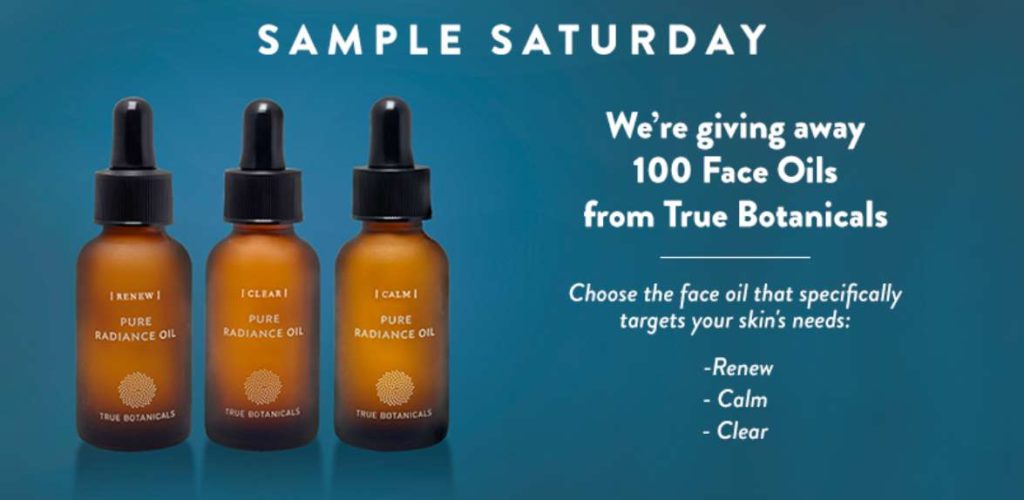 Win A Free Face Oil from Botanical