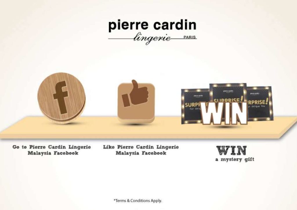 Merdeka #Giveaway at Pierre Cardin Lingerie Malaysia