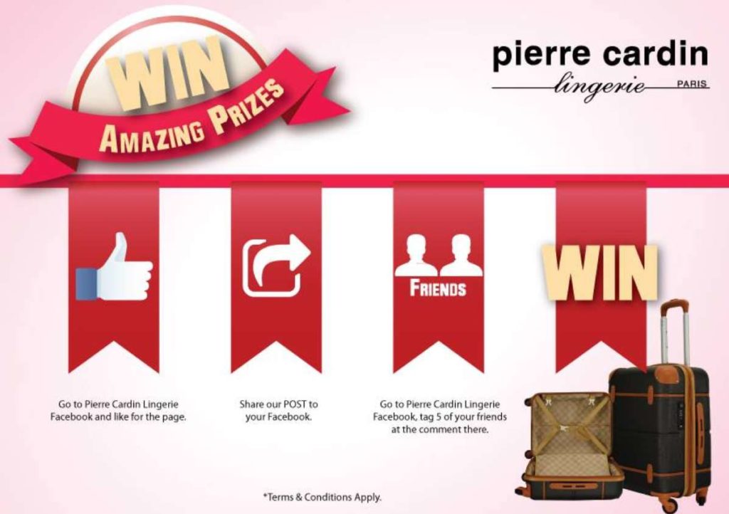 PIERRE CARDIN HANDCARRY LUGGAGE GIVE AWAY FOR #FREE