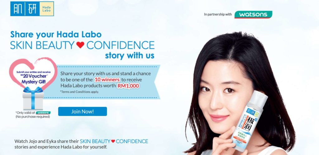 Share your Hada Labo Skin Beauty Confidence Story with us