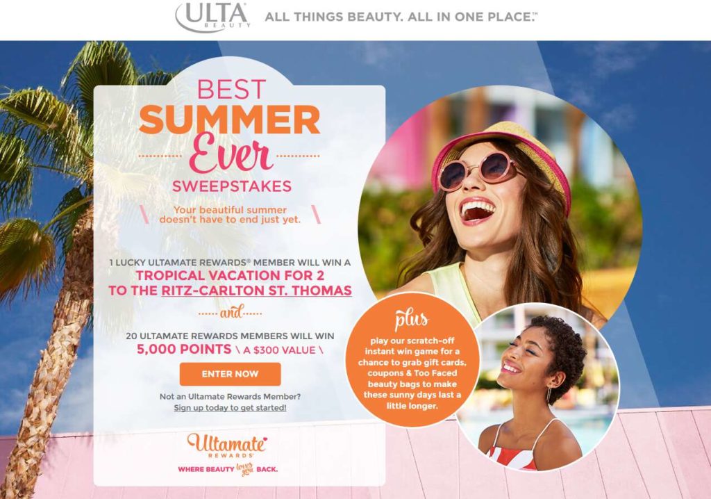 Ulta Best Summer Ever Sweepstakes