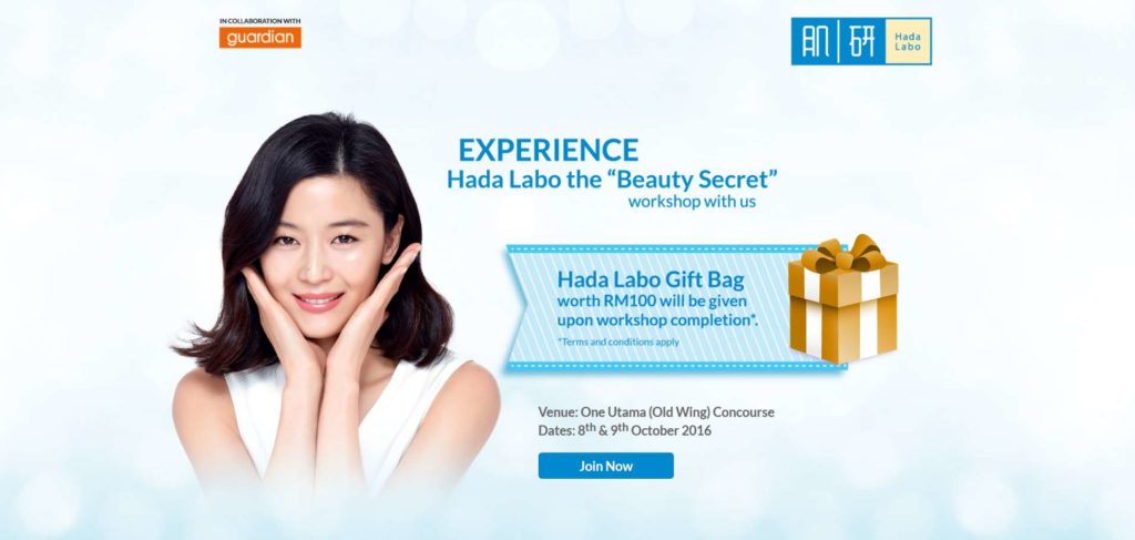 Hada Labo Beauty Secret Workshop