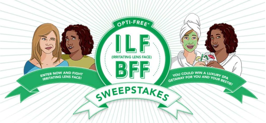 OPTI-FREE® Irritating Lens Face Sweepstakes