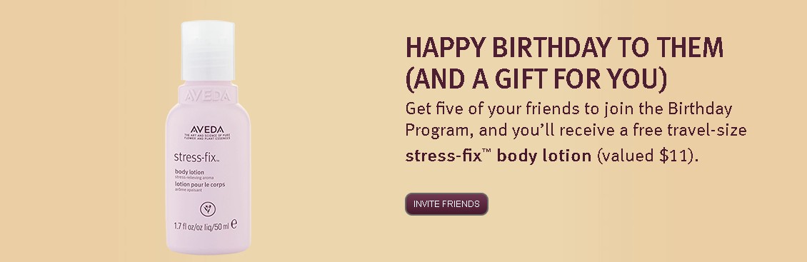 Related Free Birthday Gift At Aveda Com