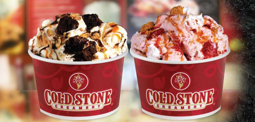 Free ice cream on your birthday at Cold Stone Creamery