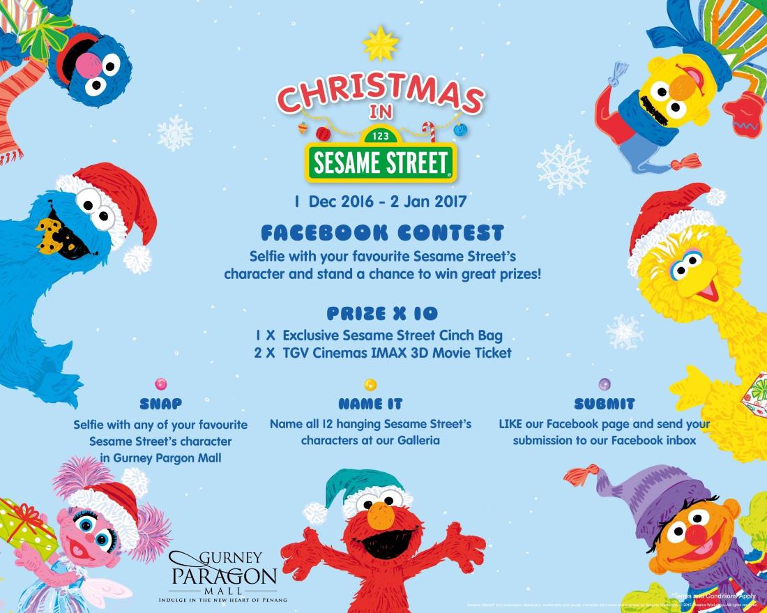 Christmas in Sesame Street Contest at Gurney Paragon Mall ...